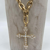 Ciondolo Croce Bizantina - Alevà BIZANTINA OROBIANCO ALEVA' 