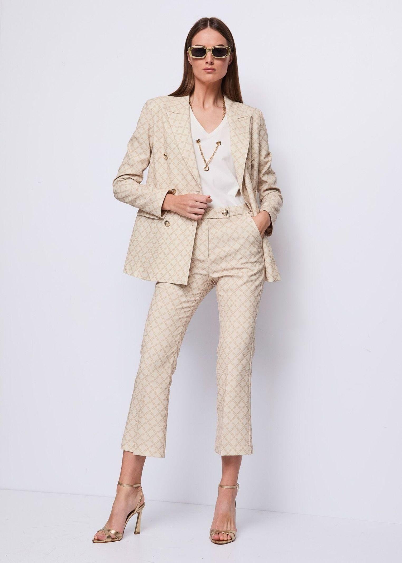 Pantalone con piega - Gaudi 511FD25003 51100101 GAUDI' 
