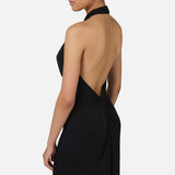 Abito Red Carpet con drappeggio AB71747E2 110 ELISABETTA FRANCHI 