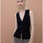 Top con bottoni gioiello - Maite MS2615063 00N MAITE 