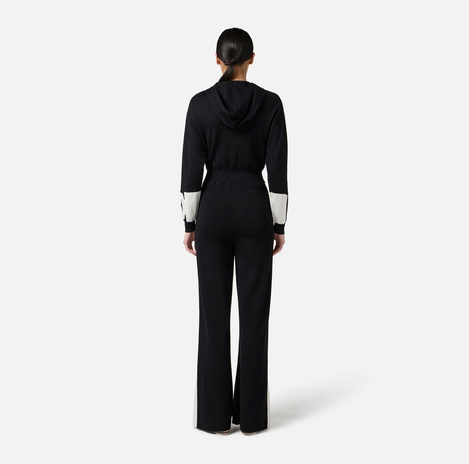 Tuta con bande lucide KT61S56E2 EF3 ELISABETTA FRANCHI 