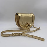Borsa in pelle craccata lucida