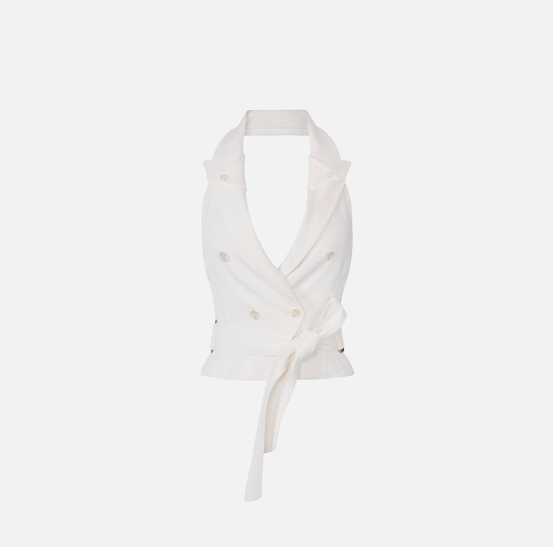 Gilet con fusciacca GL00561E2 360 ELISABETTA FRANCHI 