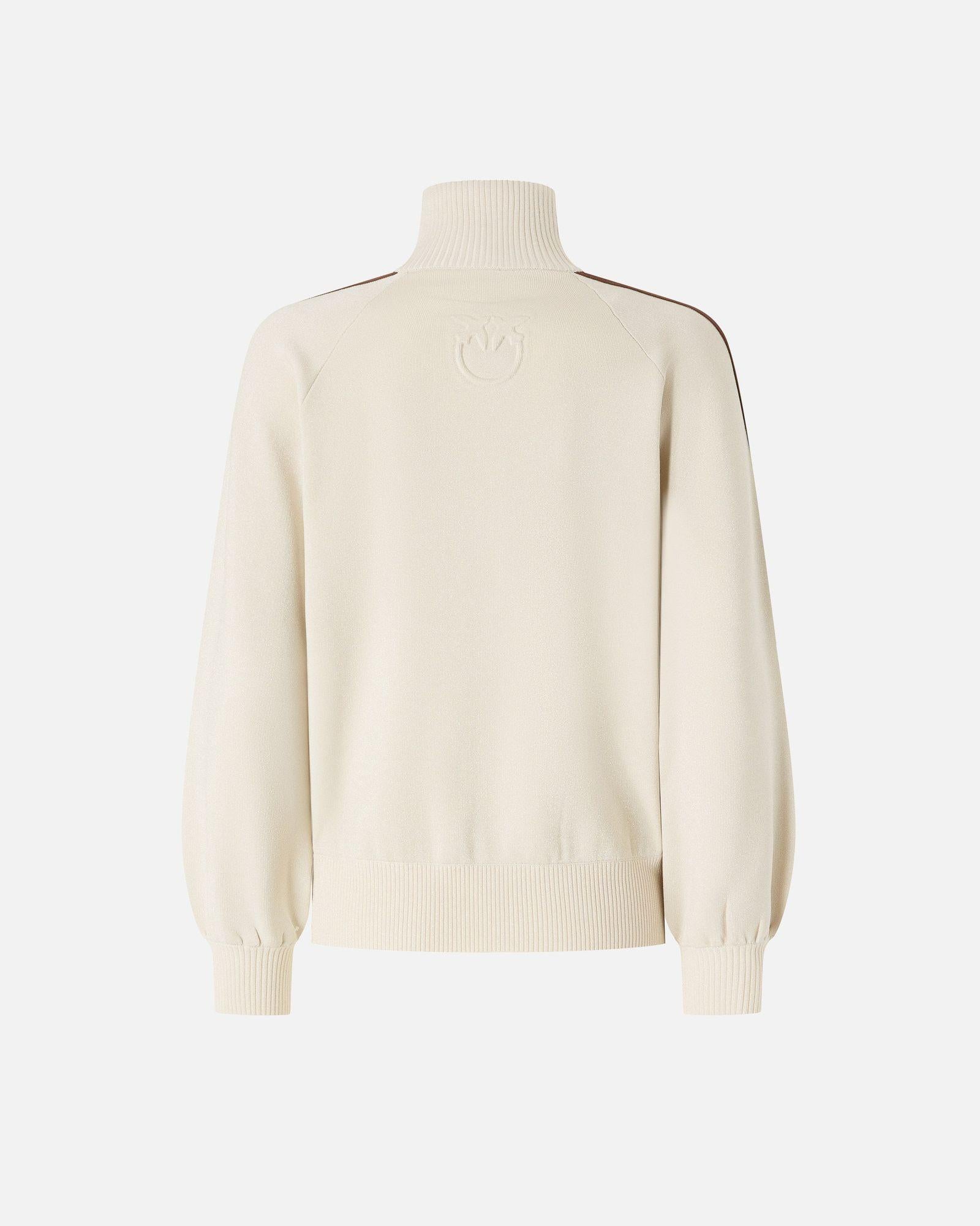 Felpa con zip 106336A34D C44 PINKO 