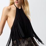 Top Cerea con frange - Pinko 106794A3AY Z99 PINKO 