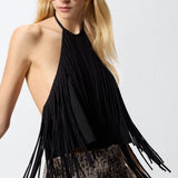 Top Cerea con frange - Pinko 106794A3AY Z99 PINKO 