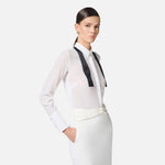 Camicia con cravattino smoking CA10952E2 360 ELISABETTA FRANCHI 