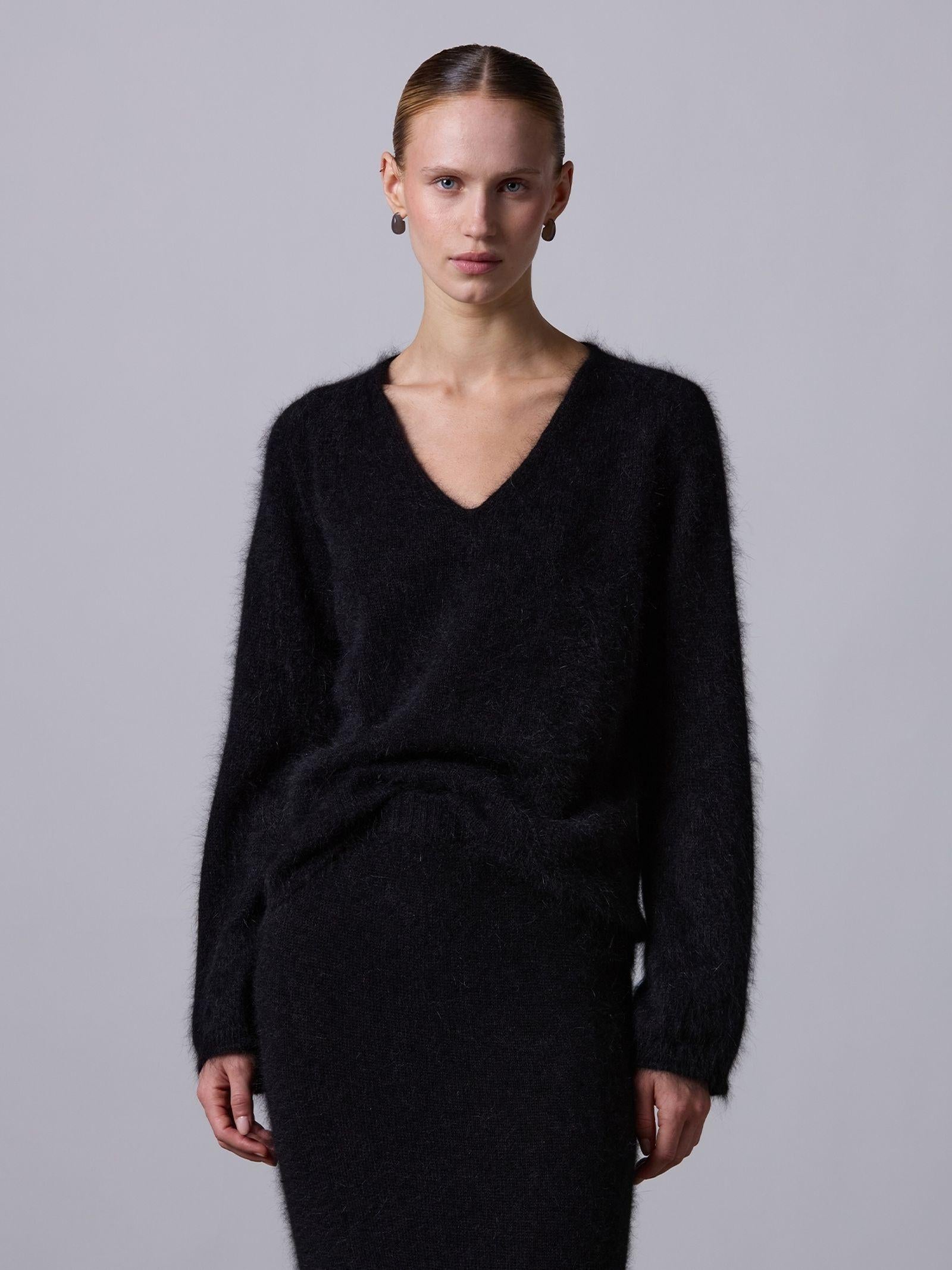 Maglia in lana  angora 253F30102 F3009 ROBERTO COLLINA 