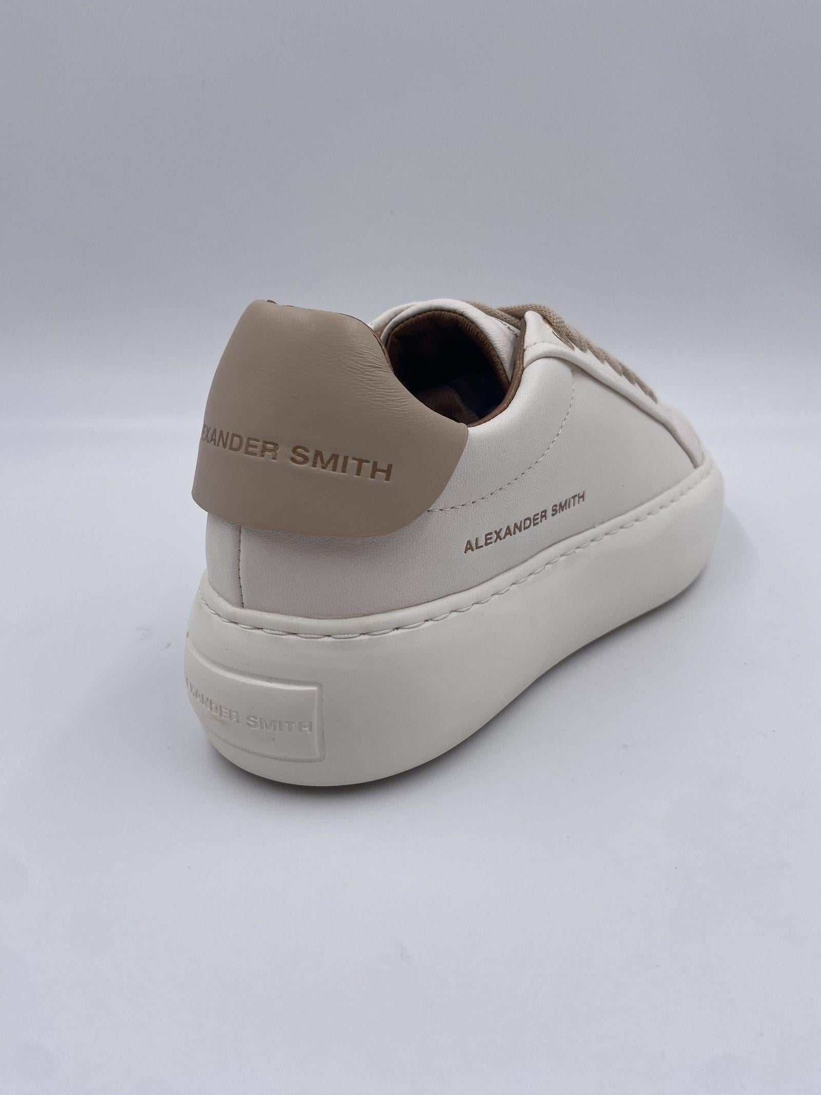 Sneakers Soho White Nude ASBBSOW 3563 WBE ALEXANDER SMITH 
