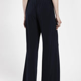 Pantalone ampio in jersey crepe
