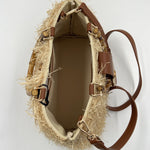 Borsa Riad Basket Frange - Rue Madam Paris RIADFRINGESBASKET FRANGENATURALE RUE MADAM PARIS 