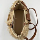 Borsa Riad Basket Frange - Rue Madam Paris RIADFRINGESBASKET FRANGENATURALE RUE MADAM PARIS 
