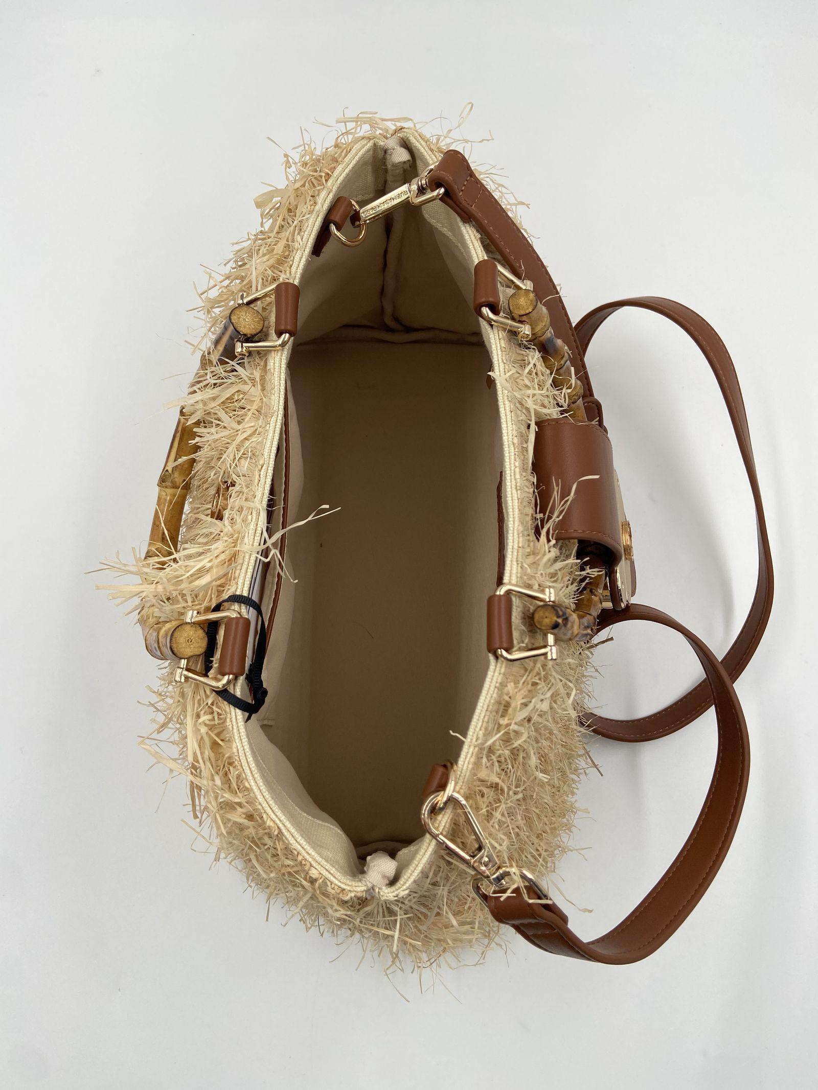 Borsa Riad Basket Frange - Rue Madam Paris RIADFRINGESBASKET FRANGENATURALE RUE MADAM PARIS 
