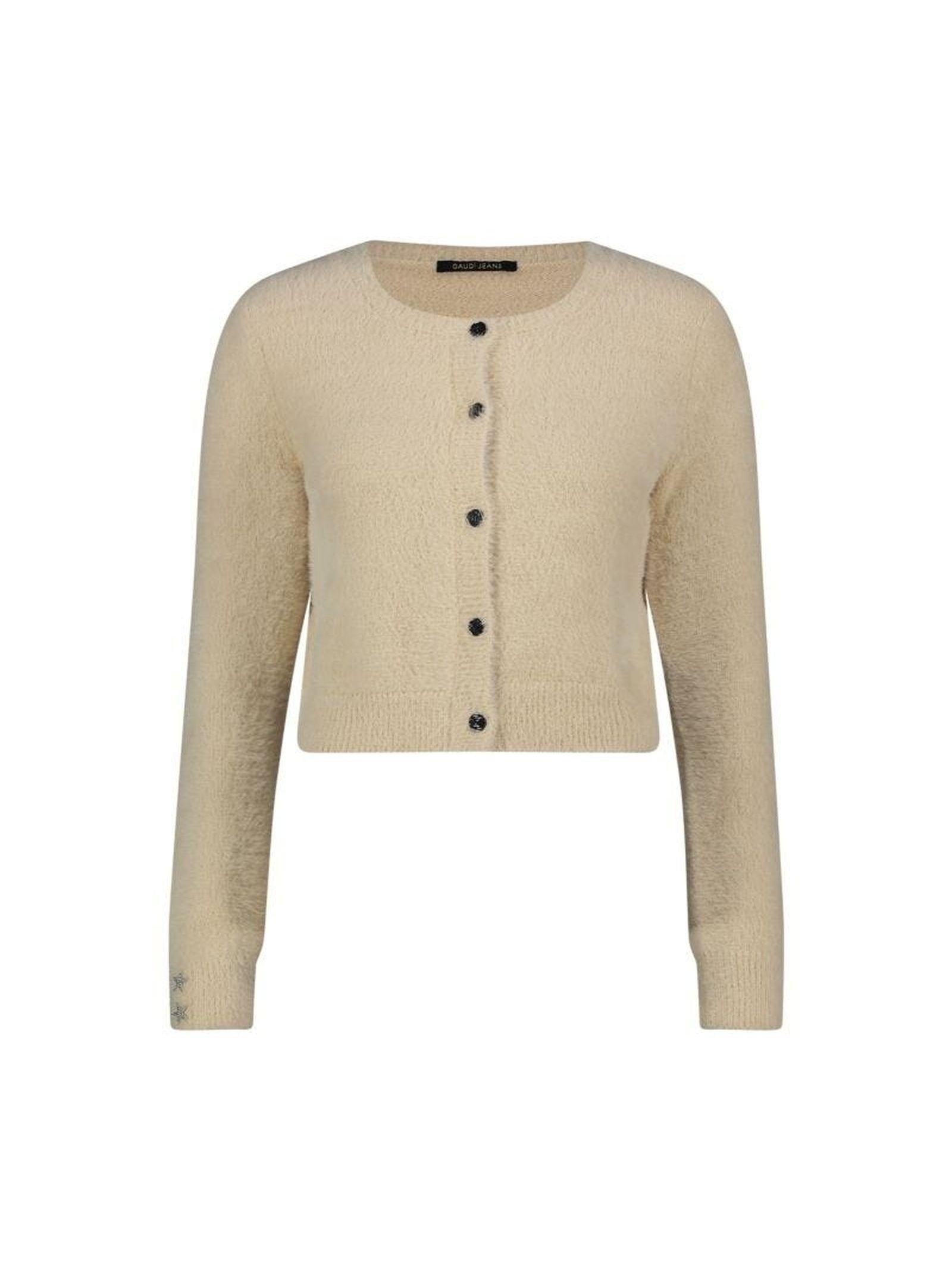 Cardigan corto in filato pelliccetta 421BD53025 2291 GAUDI' 