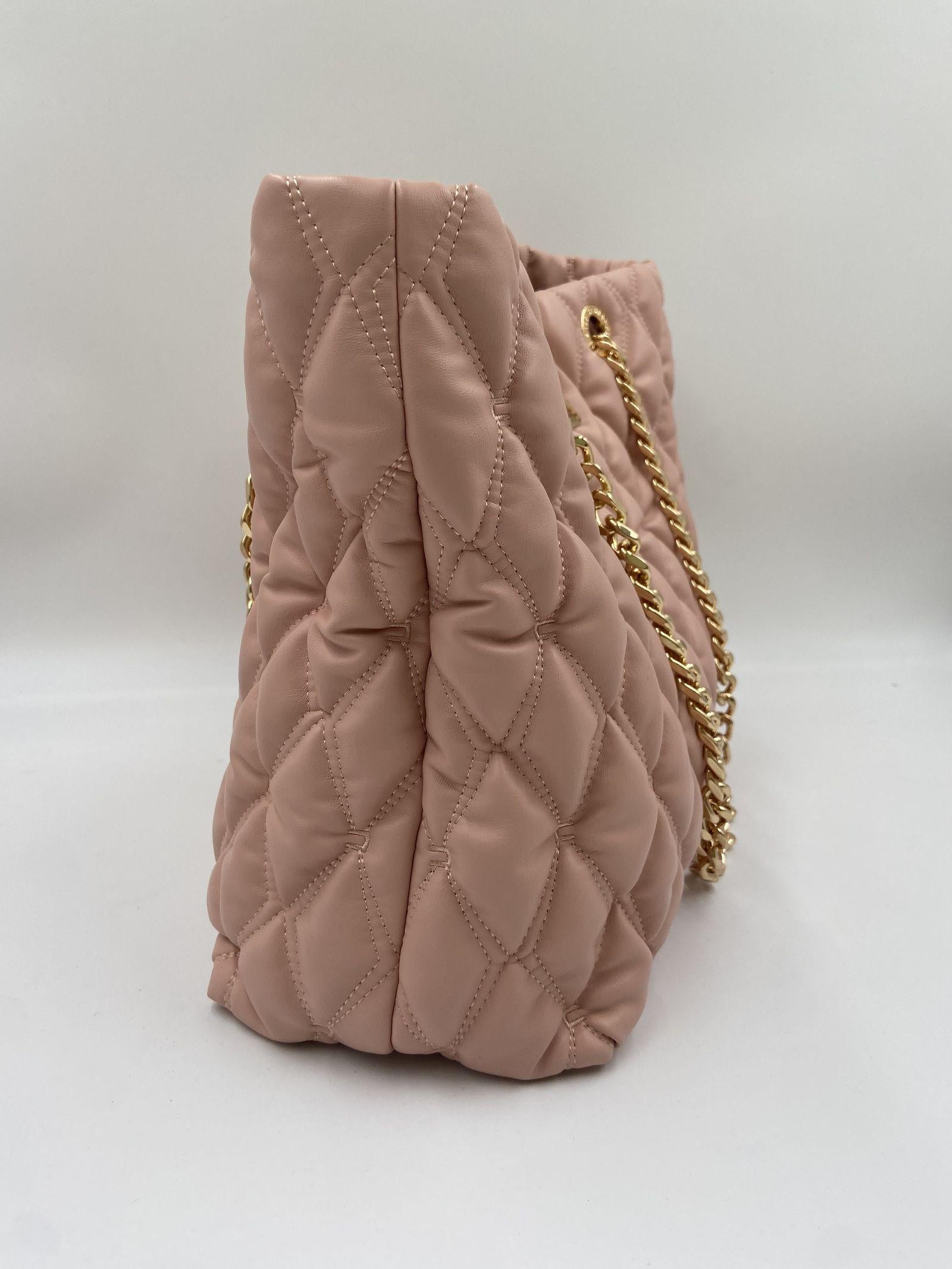Borsa shopper grande in tessuto embossed - Elisabetta Franchi BS64A47E2 181 ELISABETTA FRANCHI 