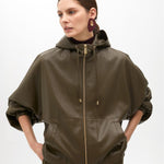 Bomber effetto pelle MF2502019 060 MAITE 