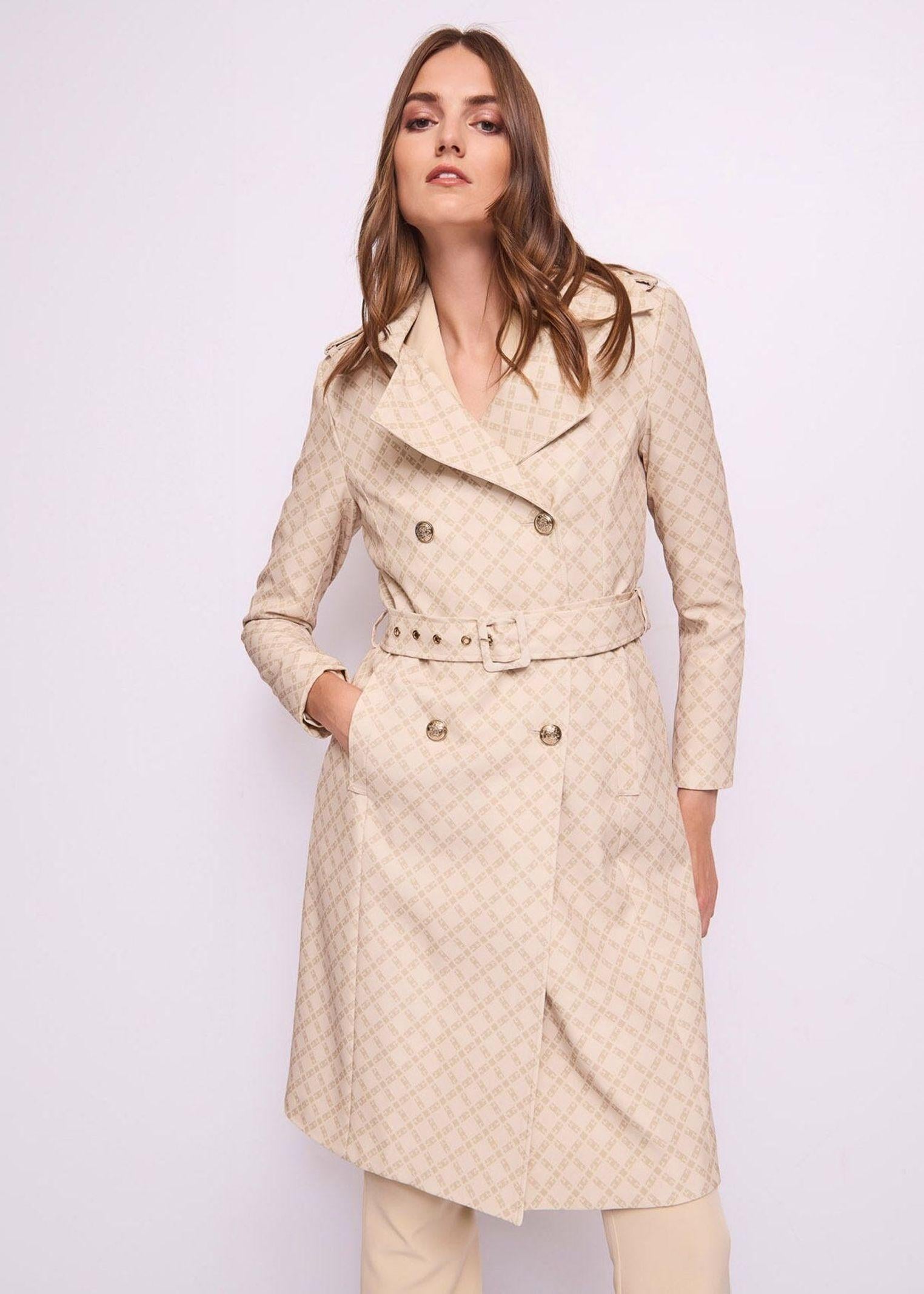 Trench doppiopetto con cintura in vita 511FD35004 51100101 GAUDI' 