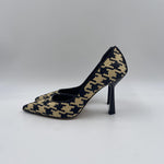 Sandalo in raffia con apertura laterale H2237 NEROBEIGE OFELIA 