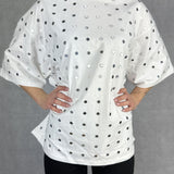 T- shirt mezze maniche con specchietti