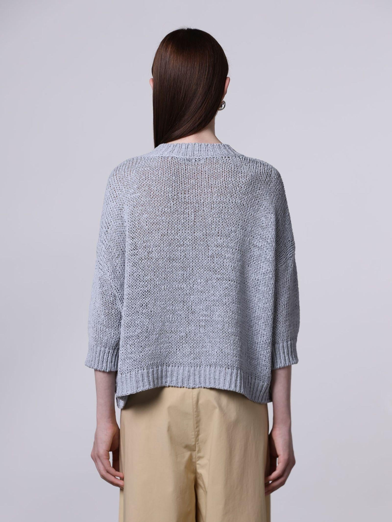 Maglia scollo a V boxy - Roberto Collina 261FXA41022 88 ROBERTO COLLINA 