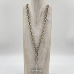 Ciondolo Croce Bizantina - Alevà BIZANTINA ARGENTOBIANCO ALEVA' 