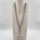 Ciondolo Croce Bizantina - Alevà BIZANTINA ARGENTOBIANCO ALEVA' 