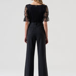 Pantalone bootcut vita alta FR25WVA014W80501 T53 FRACOMINA 