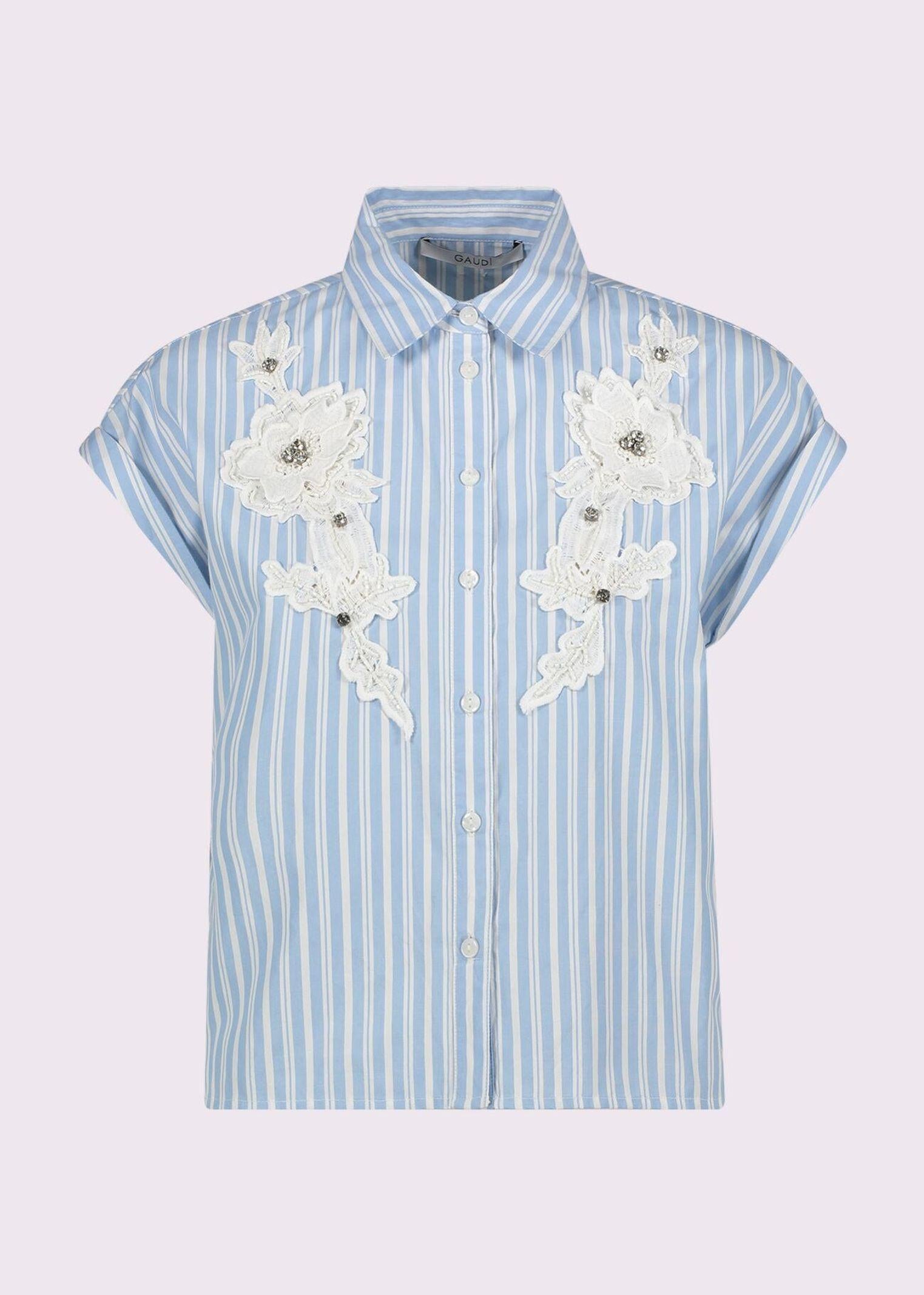 Camicia con ricamo 511FD45024 51101001 GAUDI' 