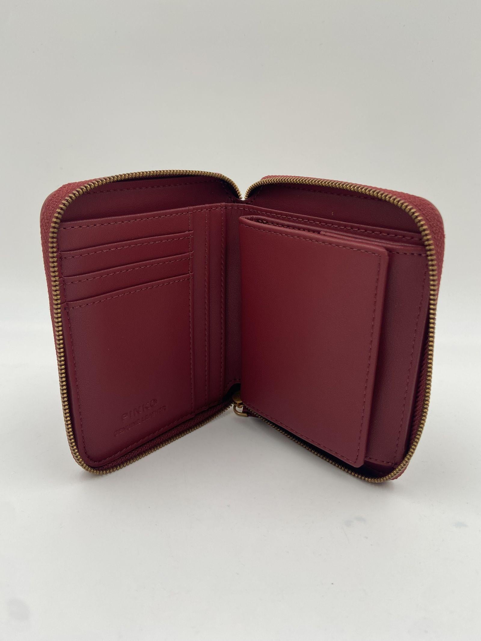 Portafoglio quadrato 100249A1YB Y1HQ PINKO 