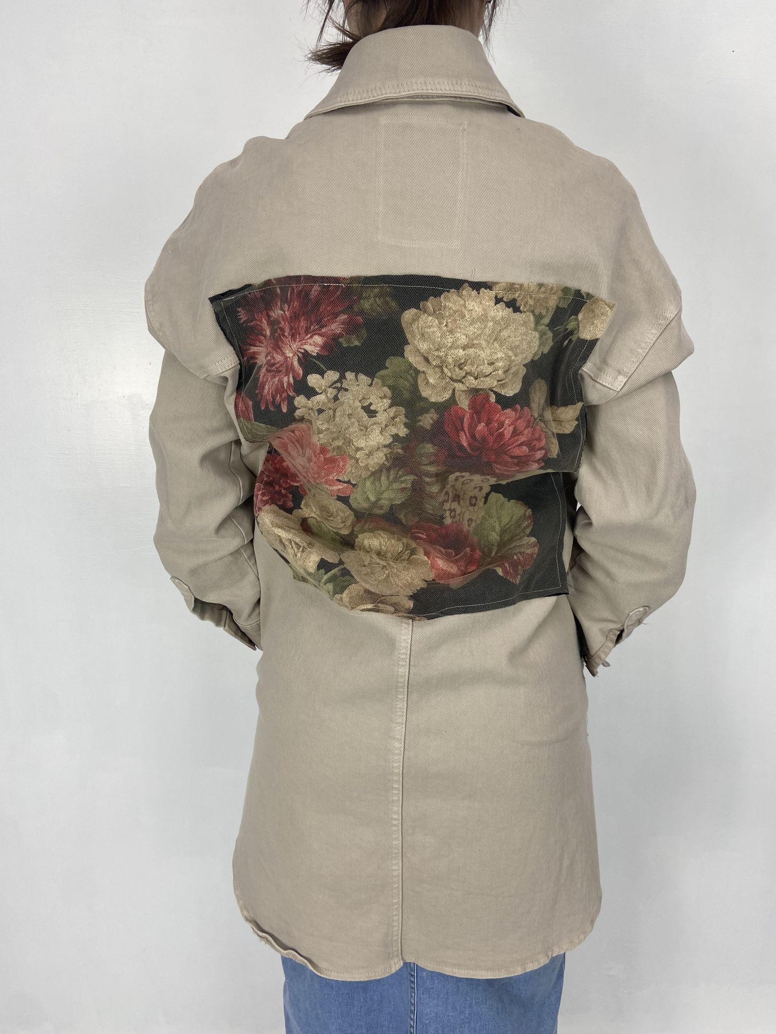 Giacca lunga con orsetto 525106 CAMMELLO OFELIA 