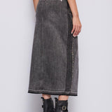 Gonna longuette con borchie - Gaudi 521BD76004 00 GAUDI' 