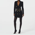 Abito in ciniglia bouclè - Elisabetta Franchi AM32S57E2 110 ELISABETTA FRANCHI 