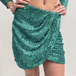 Completo due pezzi in paillettes - Elisabetta Franchi TG00227E2 P26 ELISABETTA FRANCHI 