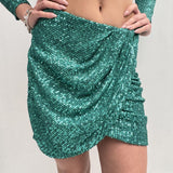 Completo due pezzi in paillettes - Elisabetta Franchi TG00227E2 P26 ELISABETTA FRANCHI 