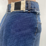 Minigonna denim