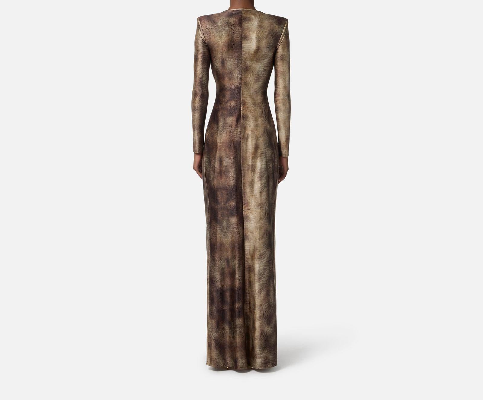 Abtio in lycra stampa pitone - Elisabetta Franchi ABR3557E2 EL1 ELISABETTA FRANCHI 