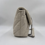 Borsa grande con maxi trapuntatura obliqua