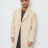 Cappotto monopetto in viscosa
