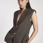 Gilet in tessuto resca LAER08D3 09 CARLA G. 