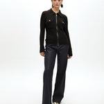 Cardigan con cerniera LF2511007 00N LOLA 