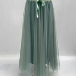 Gonna lunga in tulle MK04.015 ACQUAMARINA OFELIA 