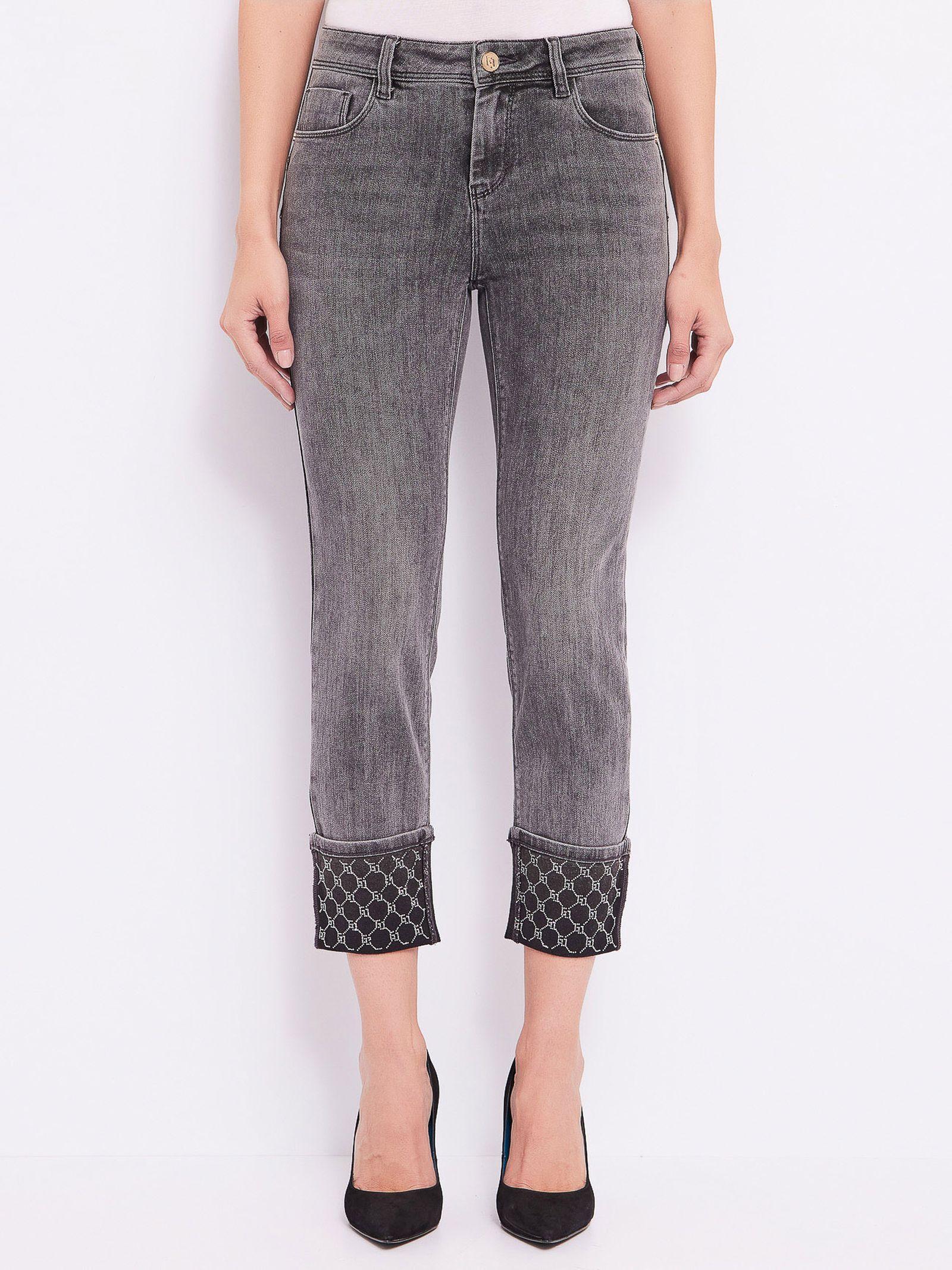 Jeans skinny con risvolto 421BD26008 00 GAUDI' 