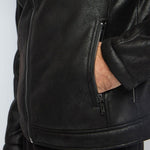 Giubbotto biker in similpelle 421GU38005 2001 GAUDI' 