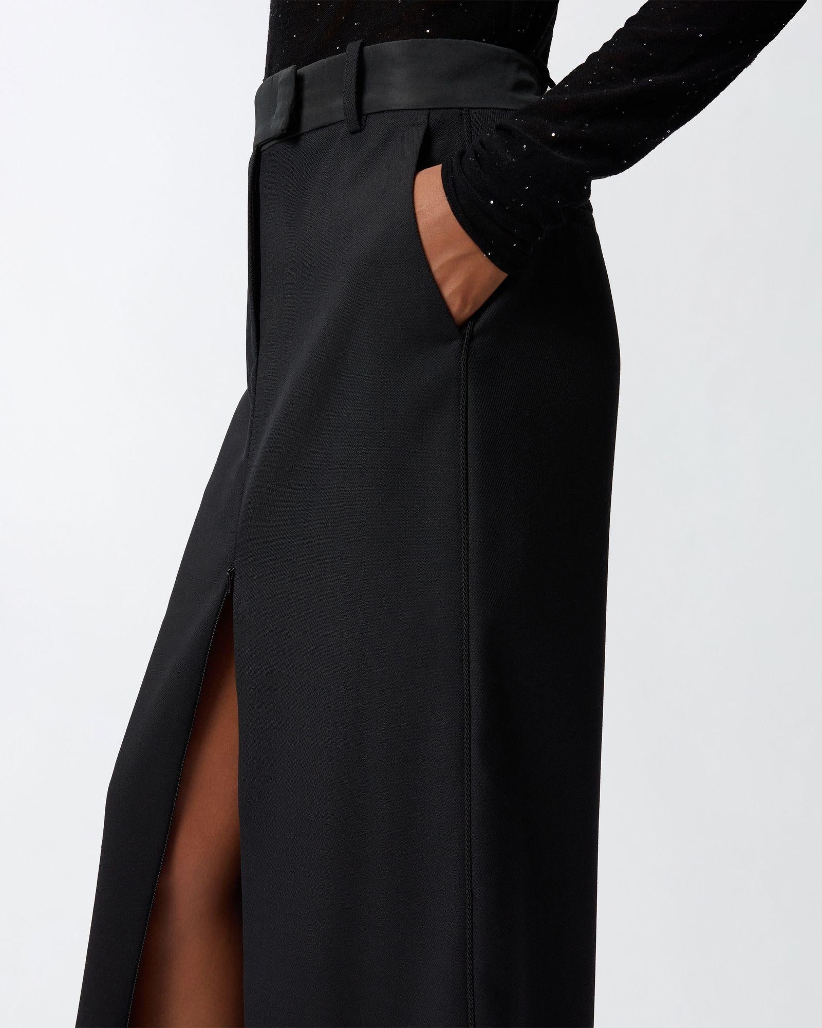 Gonna aderente con spacco 106134A30C Z99 PINKO 