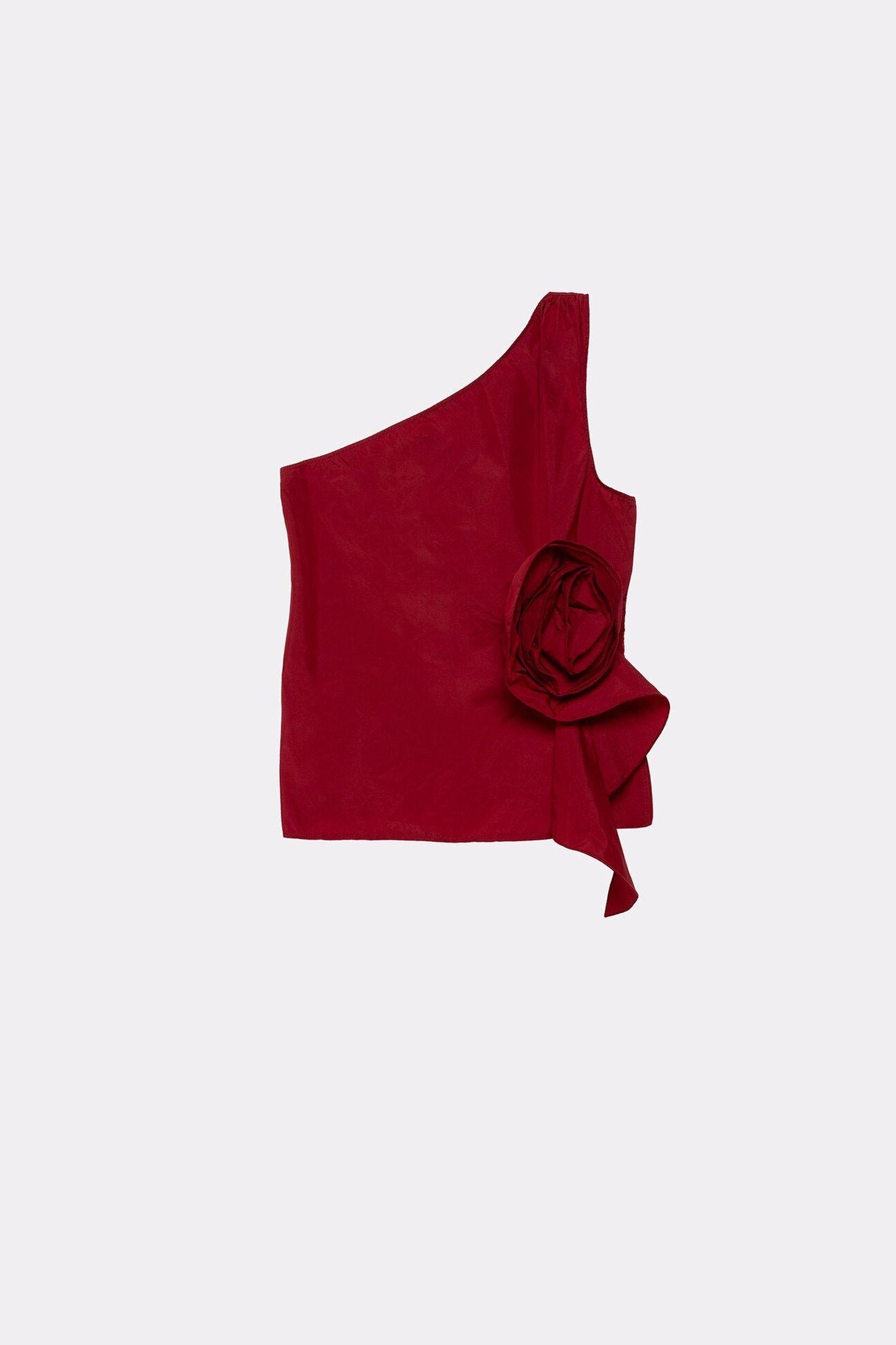 Top con rosa taffetas VIDO15D8 28 CARLA G. 