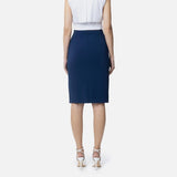 Gonna con bande in raso - Elisabetta Franchi GO09951E2 DC8 ELISABETTA FRANCHI 