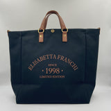 Tote in canvas - Elisabetta Franchi BS14A62E2 B58 ELISABETTA FRANCHI 