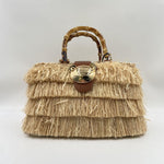 Borsa Riad Basket Frange - Rue Madam Paris RIADFRINGESBASKET FRANGENATURALE RUE MADAM PARIS 