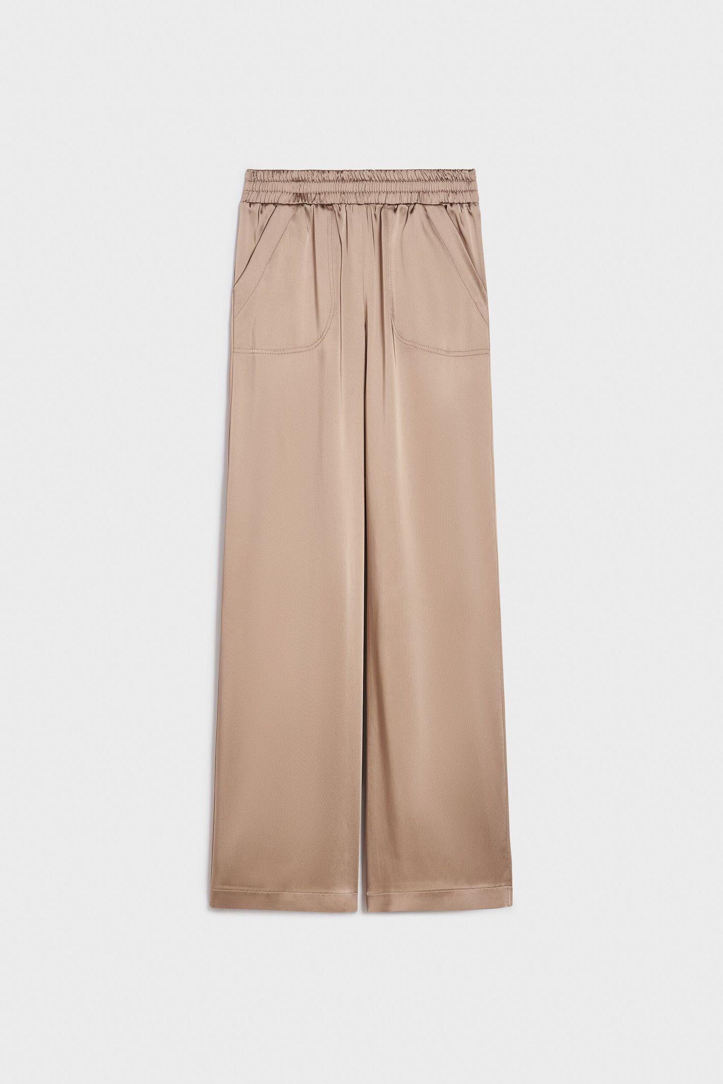 Pantalone largo in raso - Carla G PAFE12D8 04 CARLA G. 