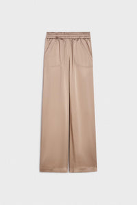 Pantalone largo in raso - Carla G